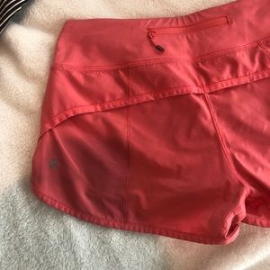 Speed up lululemon pink shorts